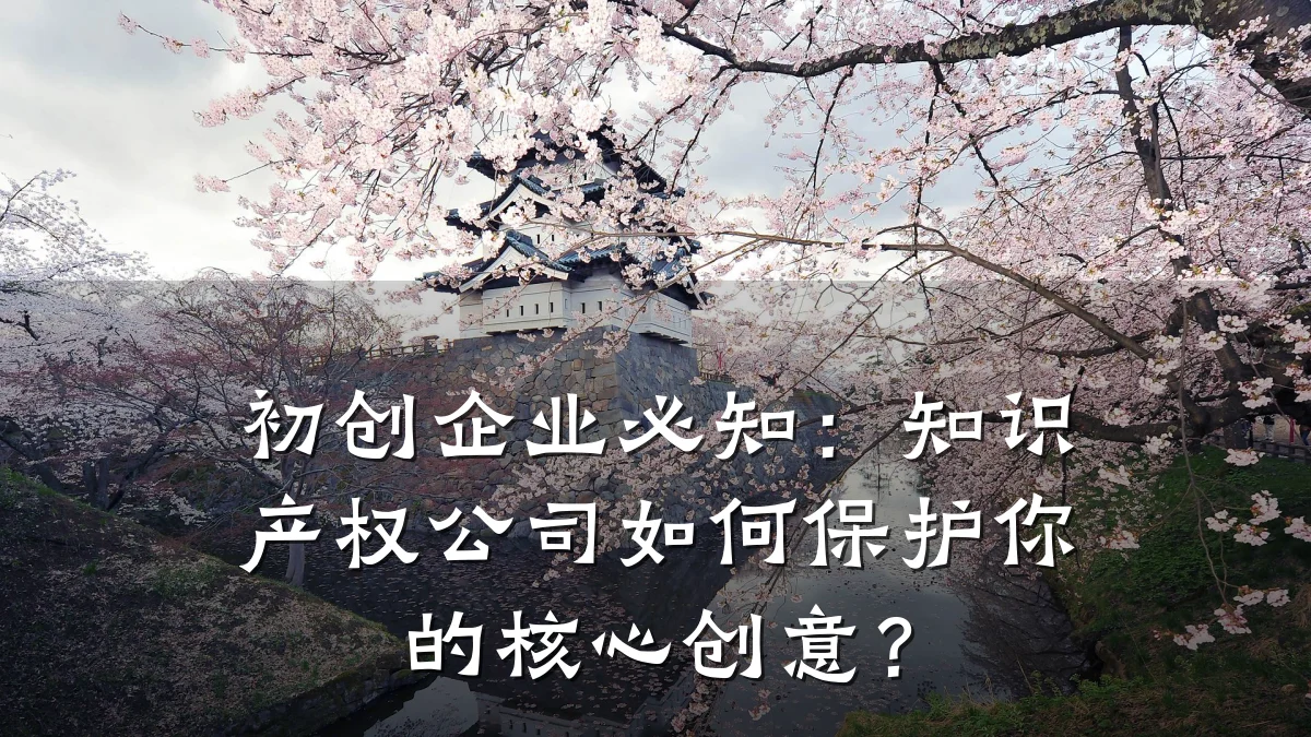初创企业必知：知识产权公司如何保护你的核心创意？