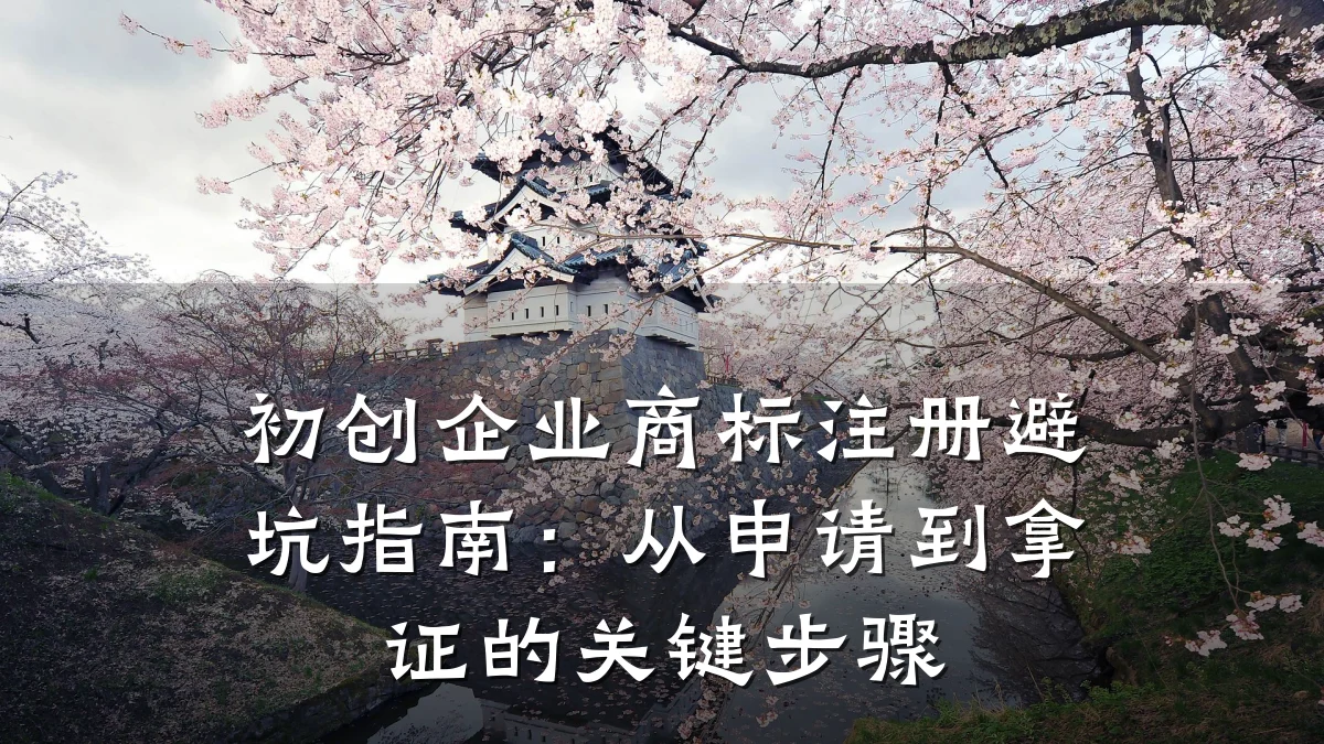 初创企业商标注册避坑指南：从申请到拿证的关键步骤