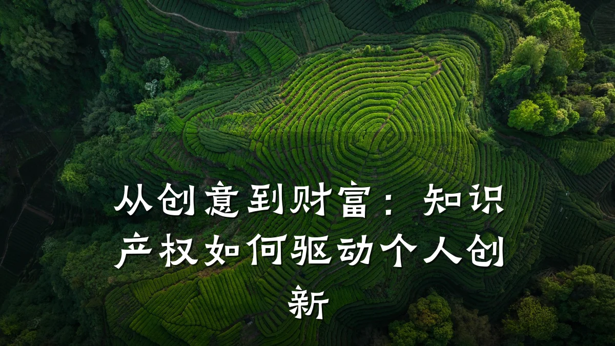 从创意到财富：知识产权如何驱动个人创新