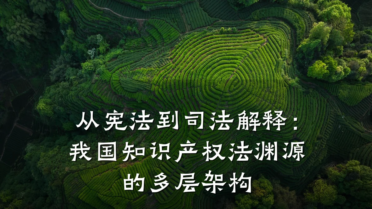 从宪法到司法解释：我国知识产权法渊源的多层架构
