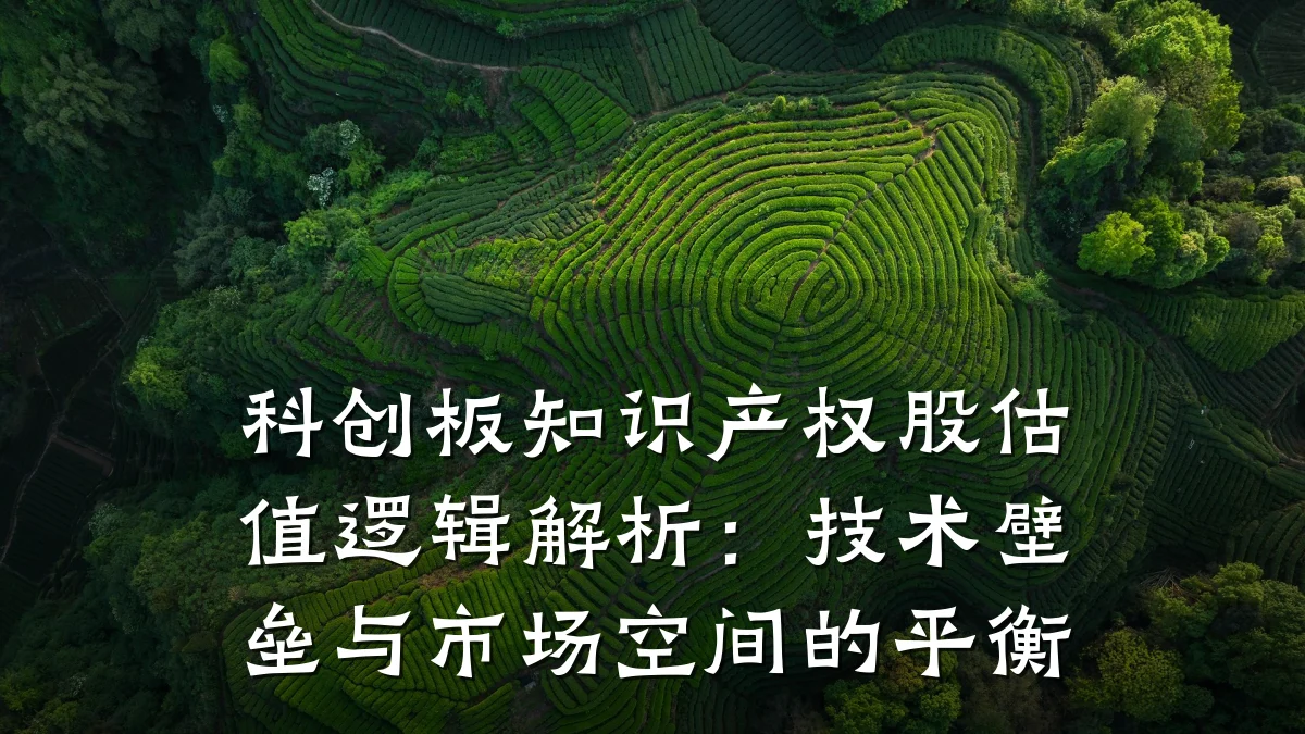 科创板知识产权股估值逻辑解析：技术壁垒与市场空间的平衡