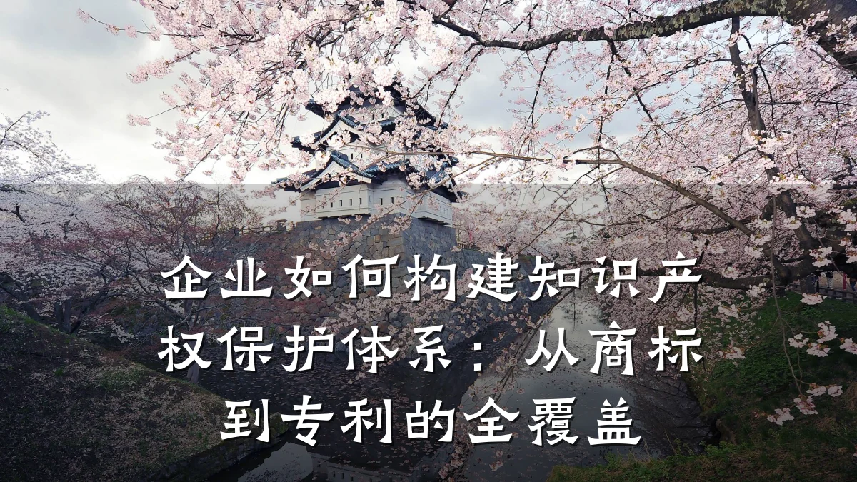 企业如何构建知识产权保护体系：从商标到专利的全覆盖