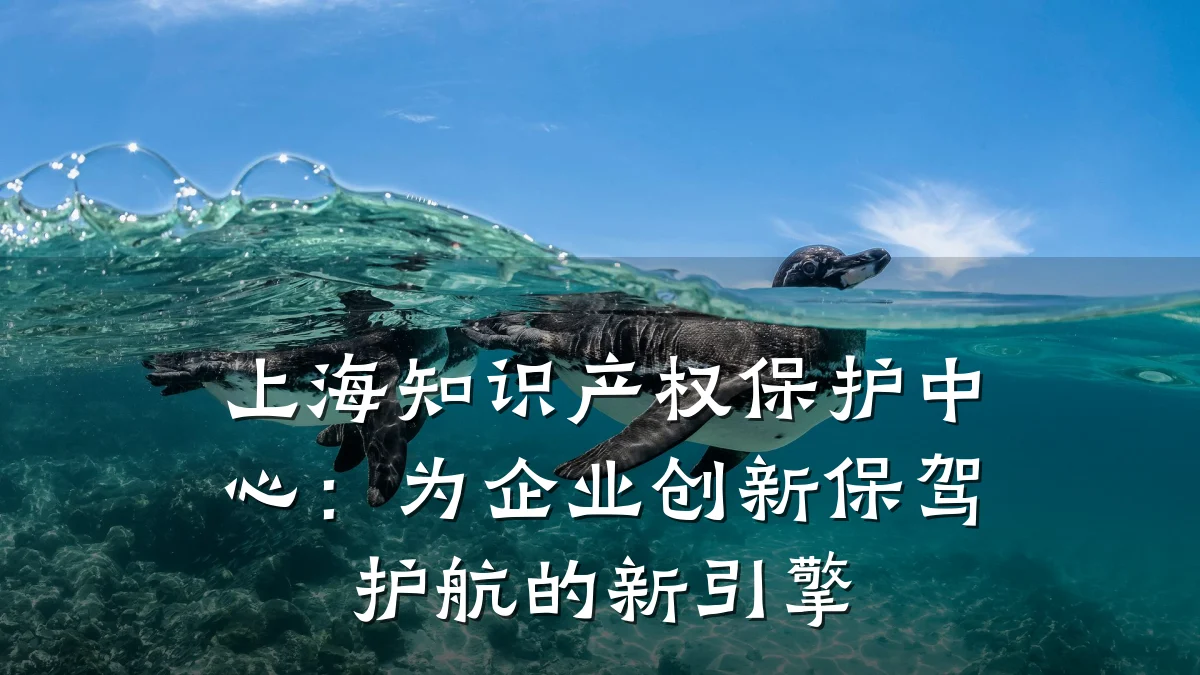 上海知识产权保护中心:为企业创新保驾护航的新引擎