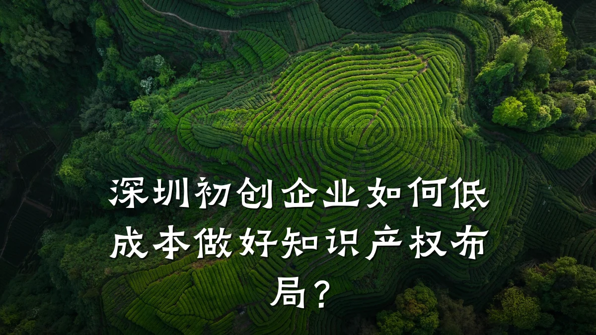 深圳初创企业如何低成本做好知识产权布局？