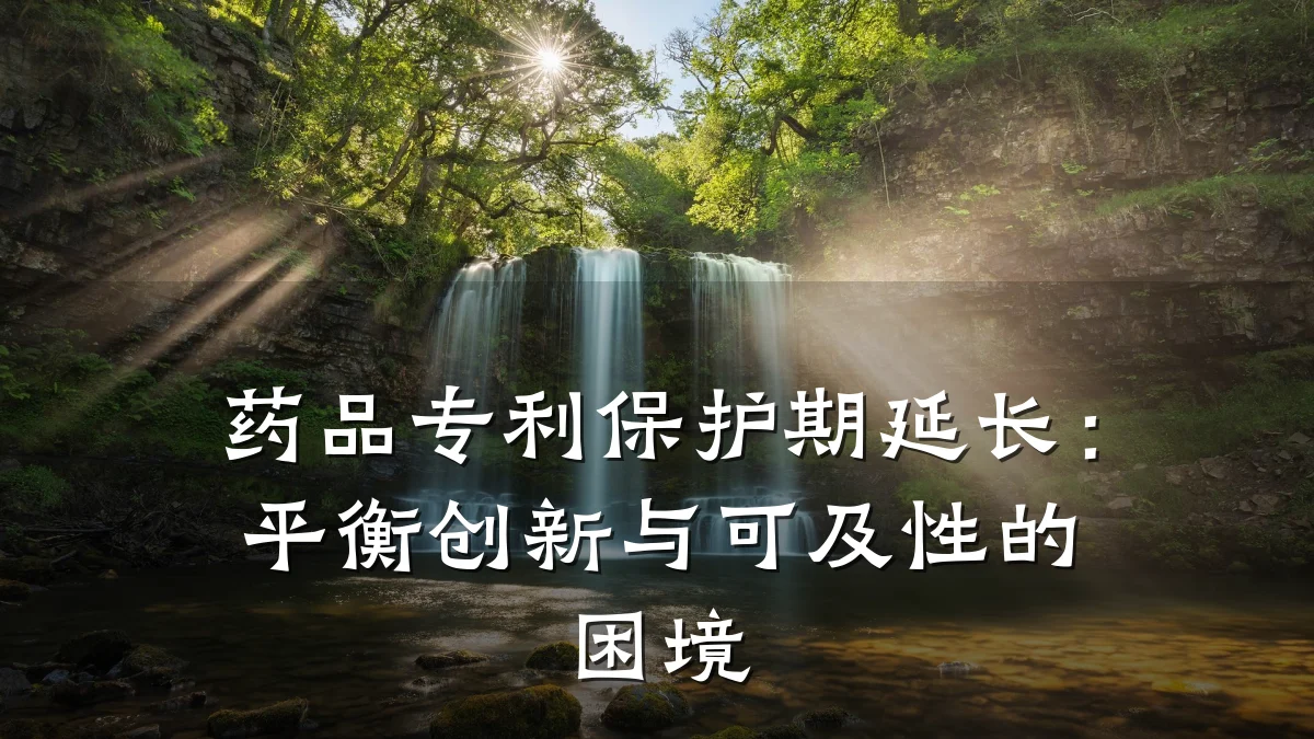 药品专利保护期延长：平衡创新与可及性的困境