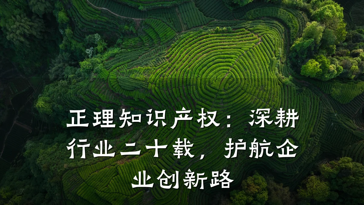 正理知识产权：深耕行业二十载，护航企业创新路