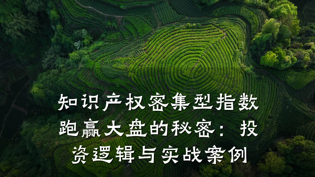 知识产权密集型指数跑赢大盘的秘密：投资逻辑与实战案例