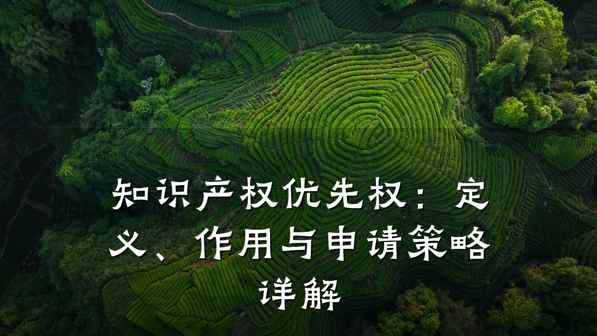知识产权优先权：定义、作用与申请策略详解